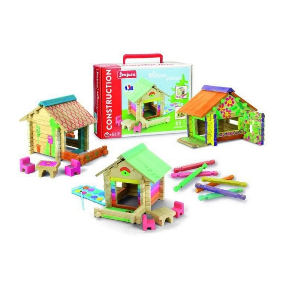 Minihaus Fisher Price Jeujura House To Paint 65 Stücke Farbe