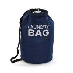 Sac pour les vêtements sales Versa Bleu Polyester 70 x 33 cm