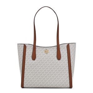 Shoulder Bag Michael Kors Leida Beige 34 x 29 x 12 cm
