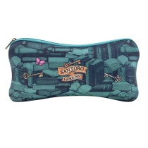 School Case Gorjuss Curiosity Grey Green (22 x 11.3 x 1 cm)