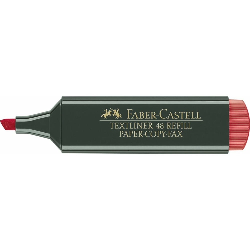 Surligneur Faber-Castell TEXTLINER 48 Rouge (10 Unités)