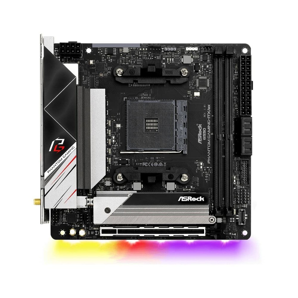 Carte Mère ASRock B550 PHANTOM GAMING-ITX/AX AMD AM4 AMD B550 AMD