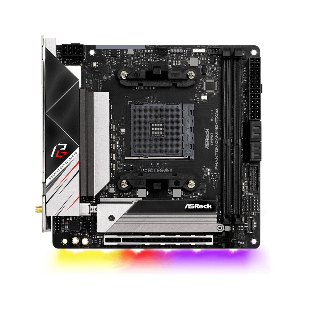 Carte Mère ASRock B550 PHANTOM GAMING-ITX/AX AMD AM4 AMD B550 AMD