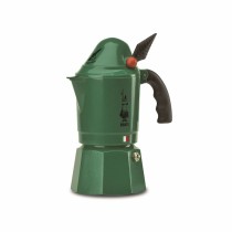 Italienische Kaffeemaschine Bialetti 0002762/NP grün Metall Aluminium 3 Kopper