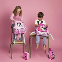 School Bag Minnie Mouse Fuchsia 32 x 15 x 42 cm