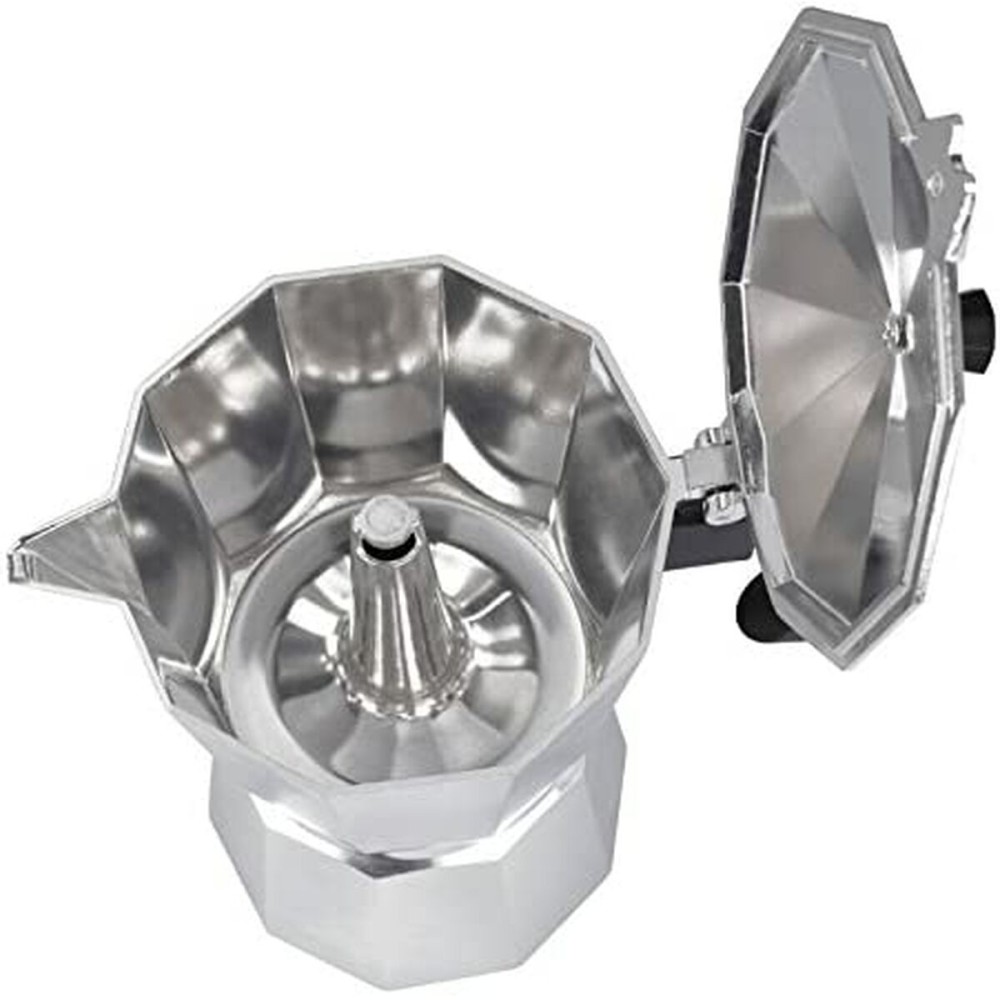 Italian Coffee Pot JATA CCA3 * Silver Aluminium 3 Cups