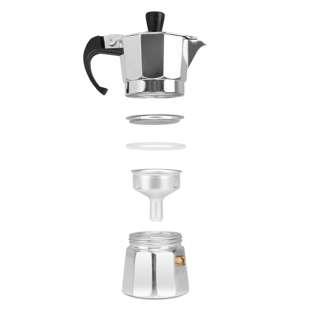 Cafetière Italienne Orbegozo KF 100 1T Argenté Aluminium 1 Tasse