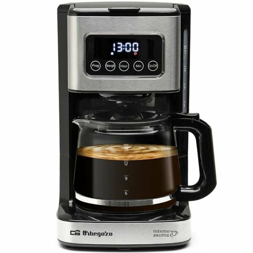 Filterkaffeemaschine Orbegozo 18262 Schwarz 900 W 15 Kopper
