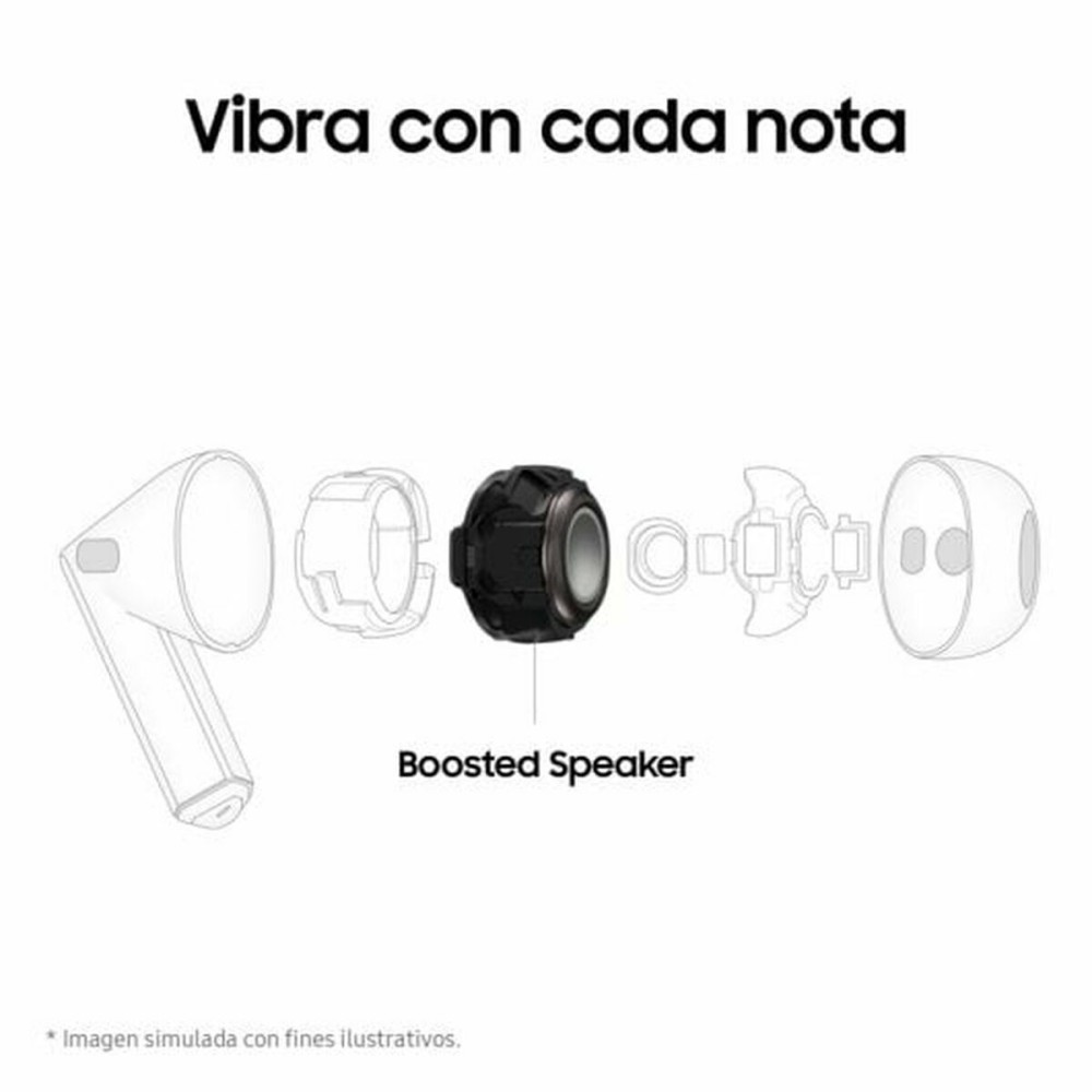 Wireless Earphones with Charging Case Samsung SM-R530NZWAPHE White