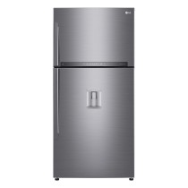 Kühl-Gefrierkombination LG GTF916PZPED 184 630 L Stahl Platin