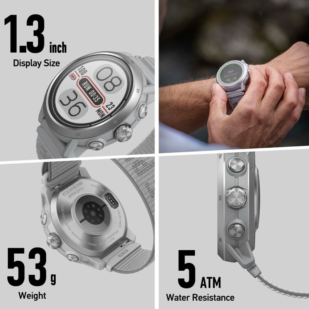 Montre intelligente Coros WAPX2P-PNK 1,3"