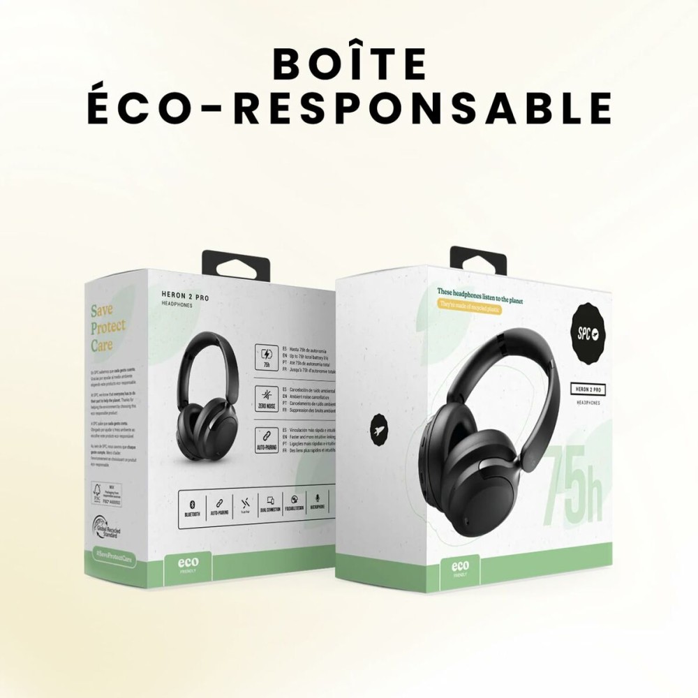 Headphones SPC Internet 4627T Black