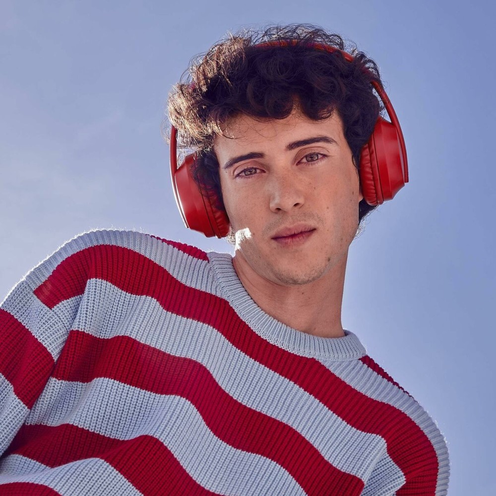 Bluetooth Headband Headphones Energy Sistem 457557 Red