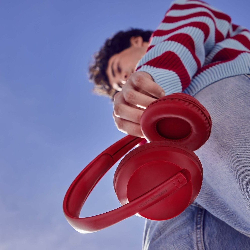 Bluetooth Headband Headphones Energy Sistem 457557 Red