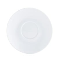 Plate Quid Basic Coffee Ceramic White (12,5 cm) (Pack 12x)