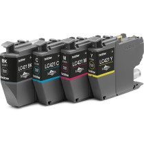 Cartouche d'encre originale Brother MFC-J1010DW / DCP-J1050DW Jaune (4 Unités)