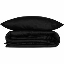 Bettbezug-Set Schwarz 220 x 240 cm