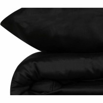 Bettbezug-Set Schwarz 220 x 240 cm