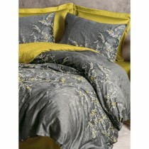 Bettbezug-Set Grau 220 x 240 cm