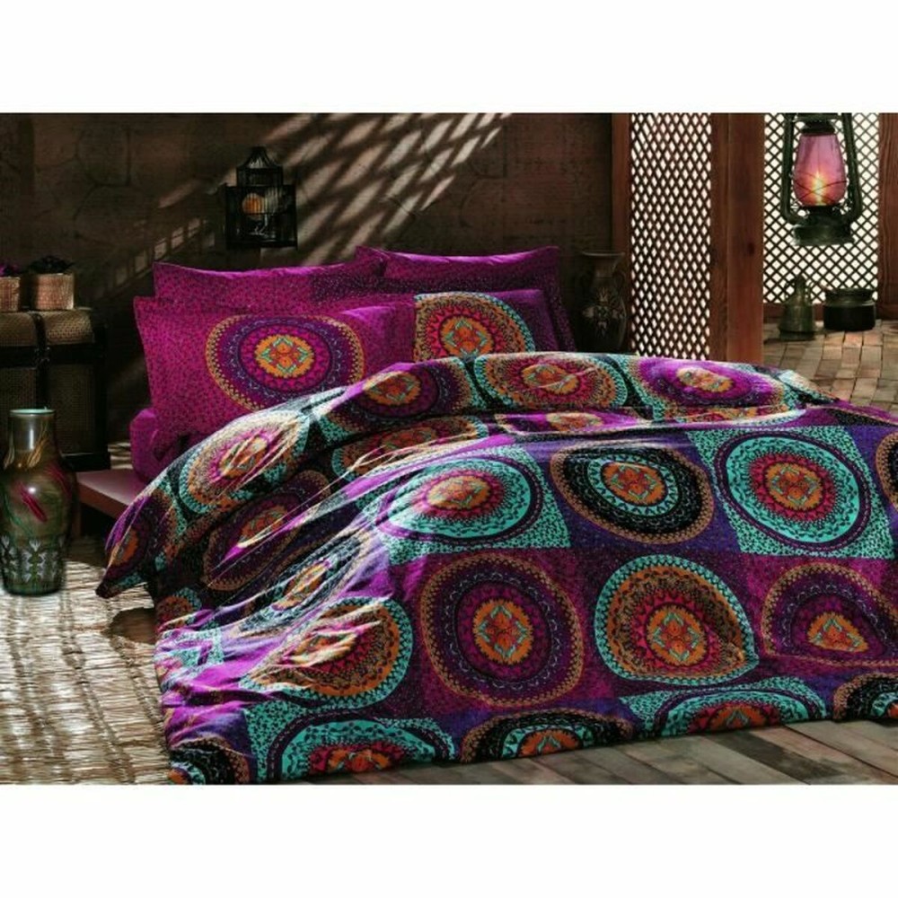 Bettbezug-Set Bunt 220 x 240 cm