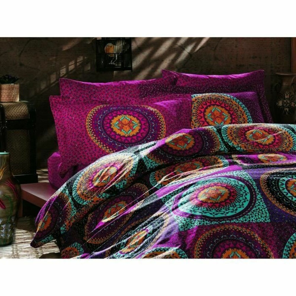 Bettbezug-Set Bunt 220 x 240 cm