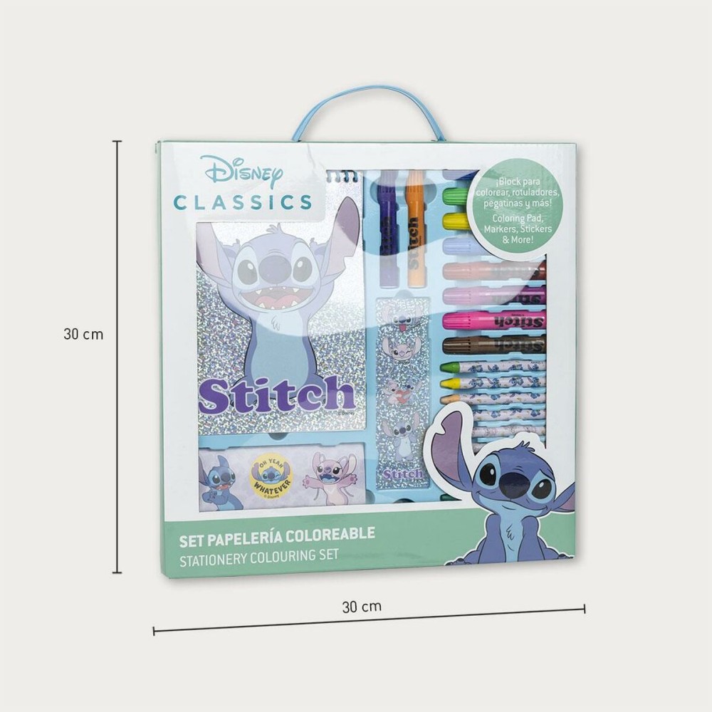Crayons Stitch Bleu
