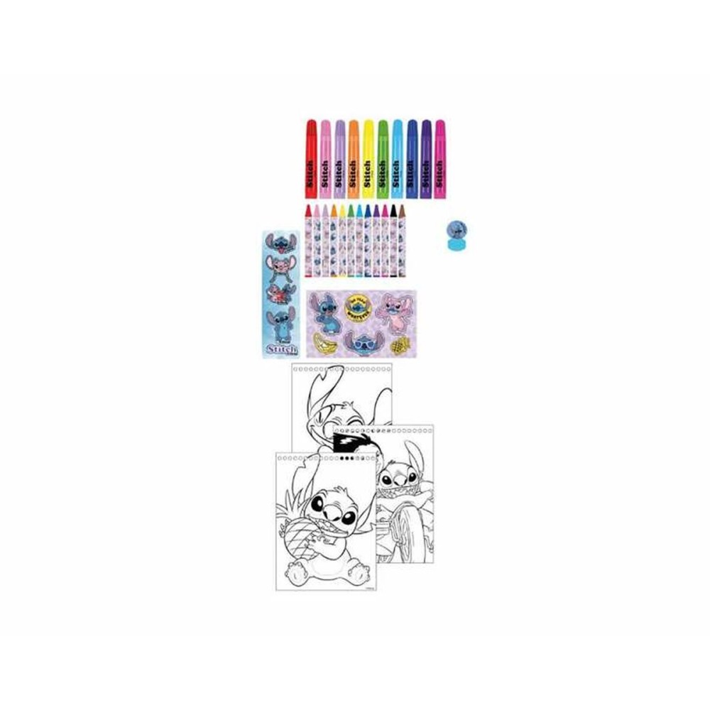 Pencils Stitch Blue