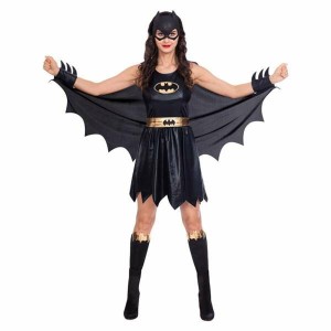 Verkleidung für Erwachsene Batgirl Schwarz