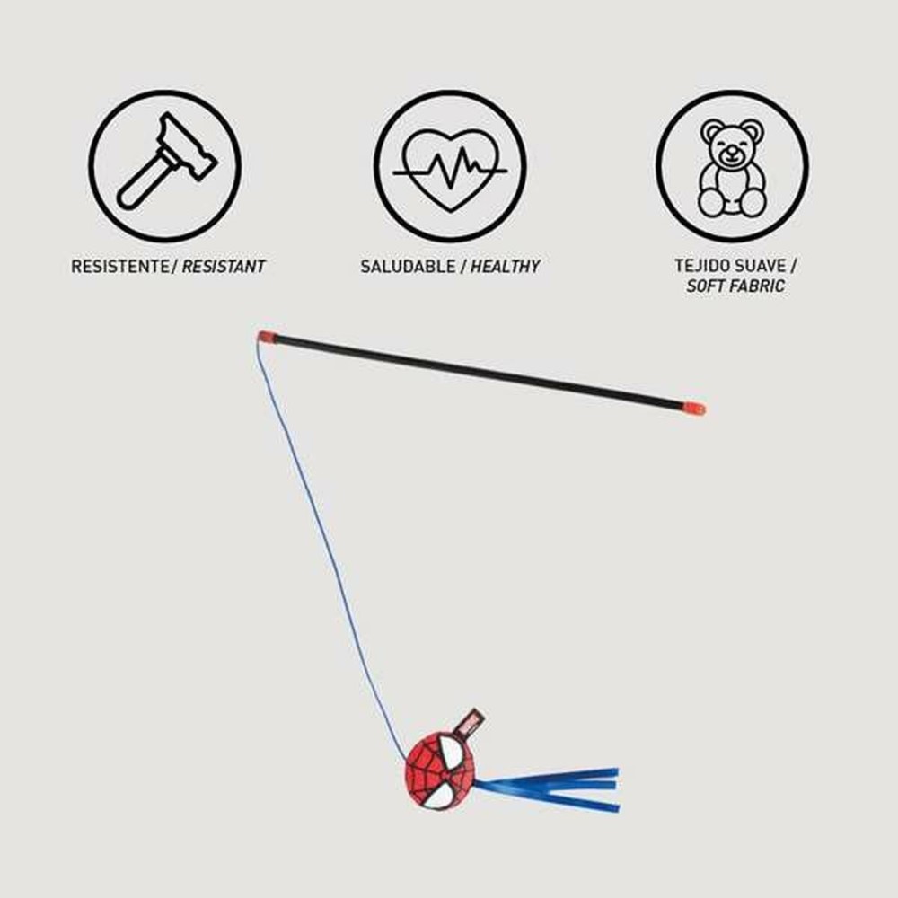 Jouet pour chats Spider-Man Rouge 3,0 x 7,0 x 46,0 cm Plastique
