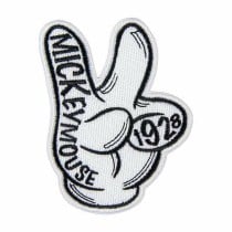 Patch Mickey Mouse Blanc 9,5 x 14,5 cm