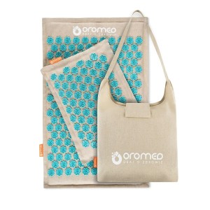 Tapis d'Acupression Matelassé Oromed ORO-HEALTH SZARY Gris 43 x 67 cm