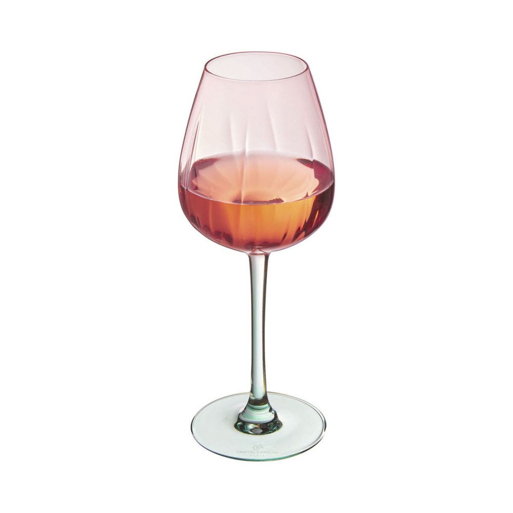 Weinglas Cristal d’Arques Paris Swirly Spring Rosa Glas 470 ml (4 Stück)