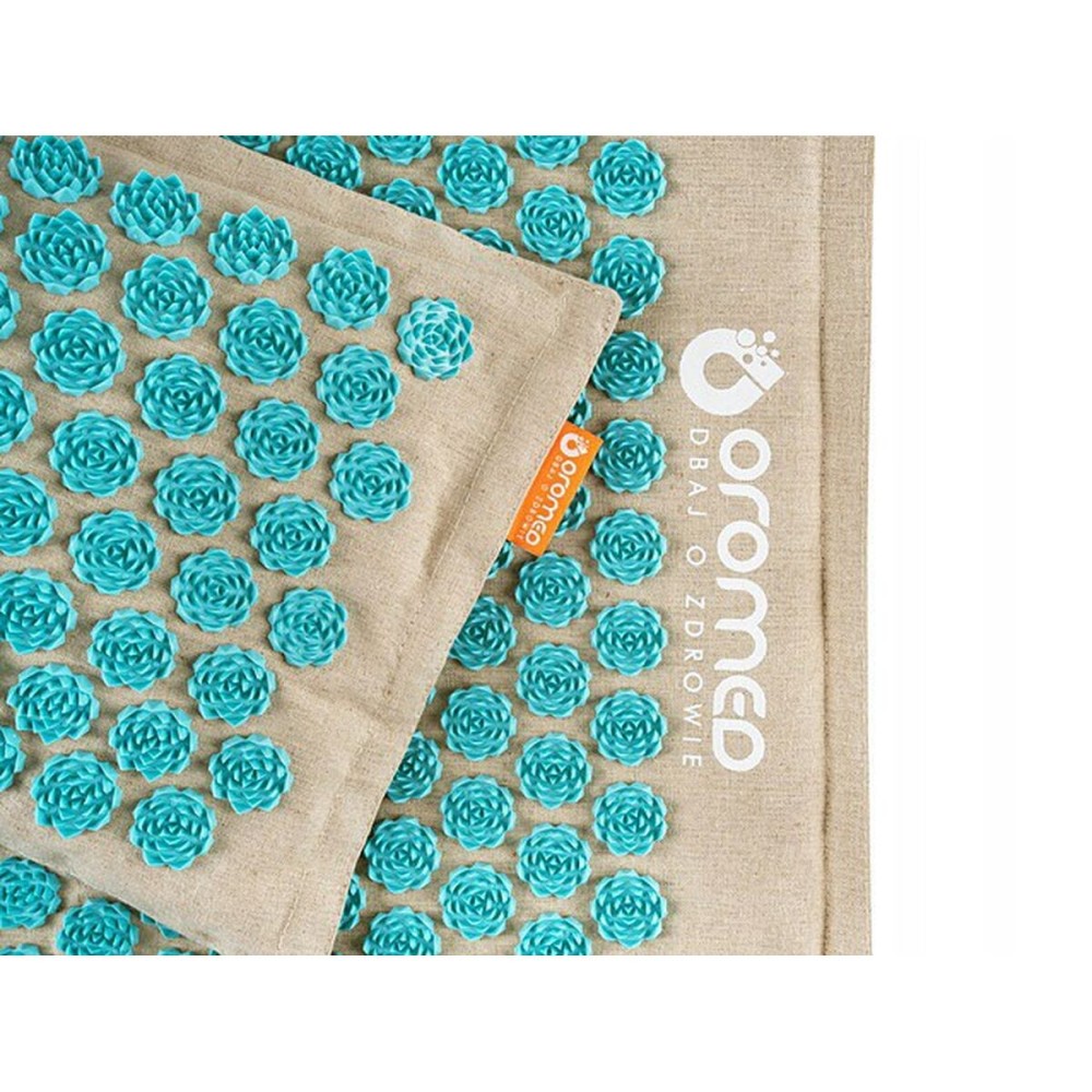 Tapis d'Acupression Matelassé Oromed ORO-HEALTH SZARY Gris 43 x 67 cm
