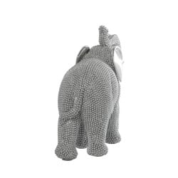 Figurine Décorative Alexandra House Living Argenté Plastique Eléphant 11 x 24 x 20 cm