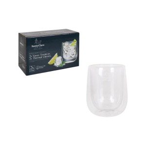 Gläserset Inde Santa Clara Borosilikatglas 250 ml 2 Stücke