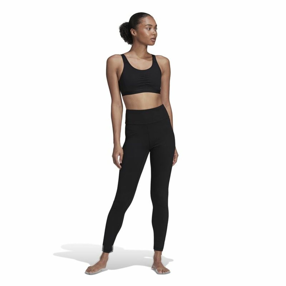 Leggings de Sport pour Femmes Adidas Yo Ess 78 Tig Noir