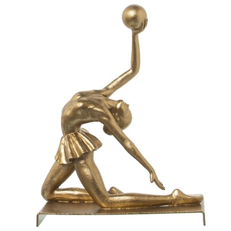 Decorative Figure Alexandra House Living Golden Plastic Gymnast 11 x 19 x 24 cm