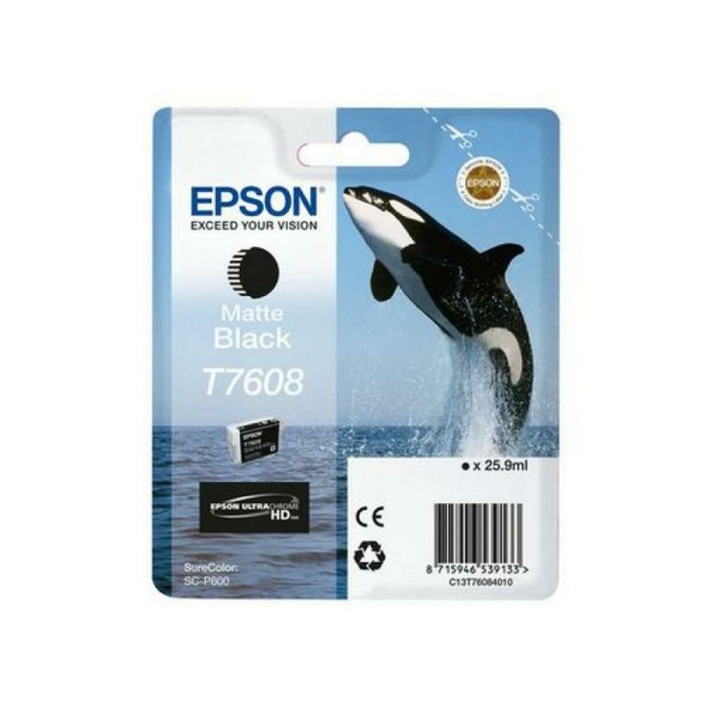 Cartouche d'encre originale Epson C13T76084N10 Multicouleur Noir mat