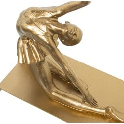 Decorative Figure Alexandra House Living Golden Plastic Gymnast 11 x 19 x 24 cm