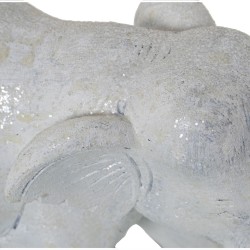 Decorative Figure Alexandra House Living White Plastic Elephant 10 x 18 x 24 cm