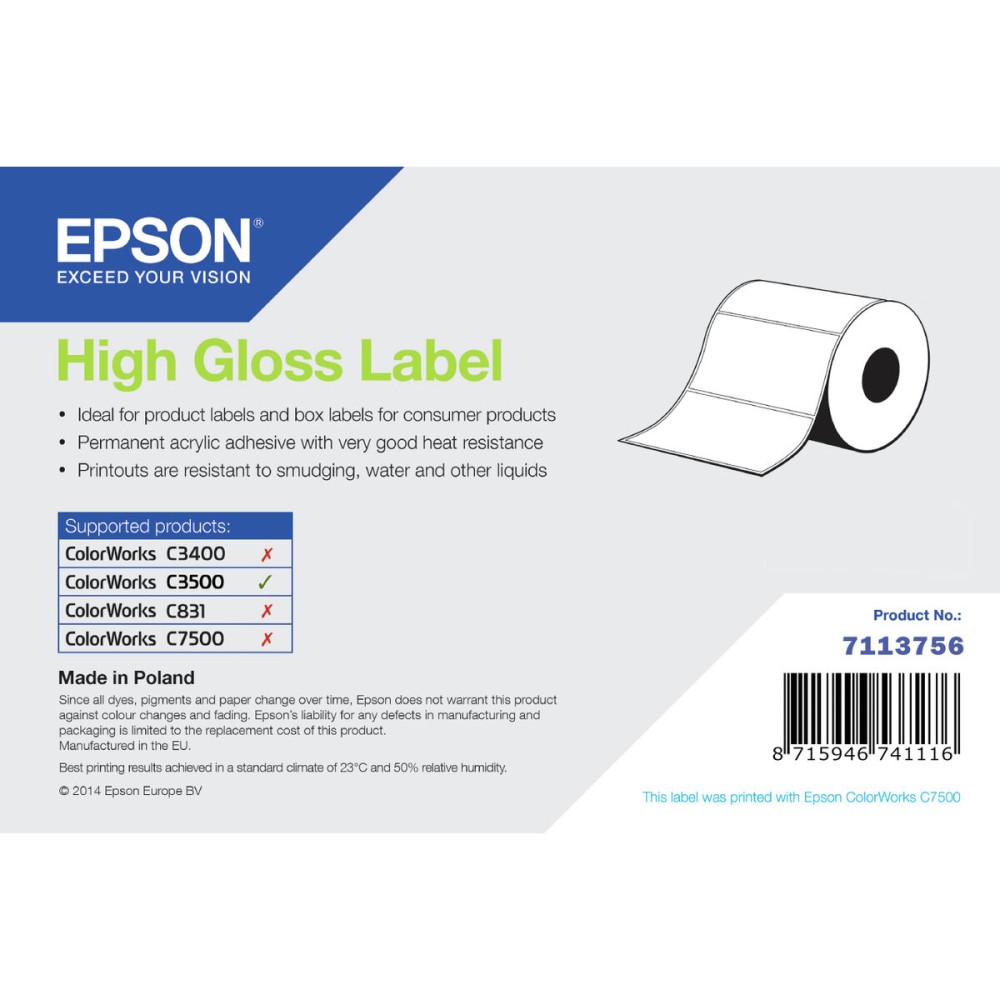 Cartouche d'encre originale Epson 7113756