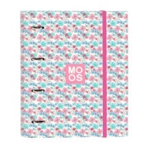 Ring binder Moos Flores Multicolour 27 x 32 x 3.5 cm