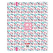 Reliure à anneaux Moos Flores Multicouleur 27 x 32 x 3.5 cm