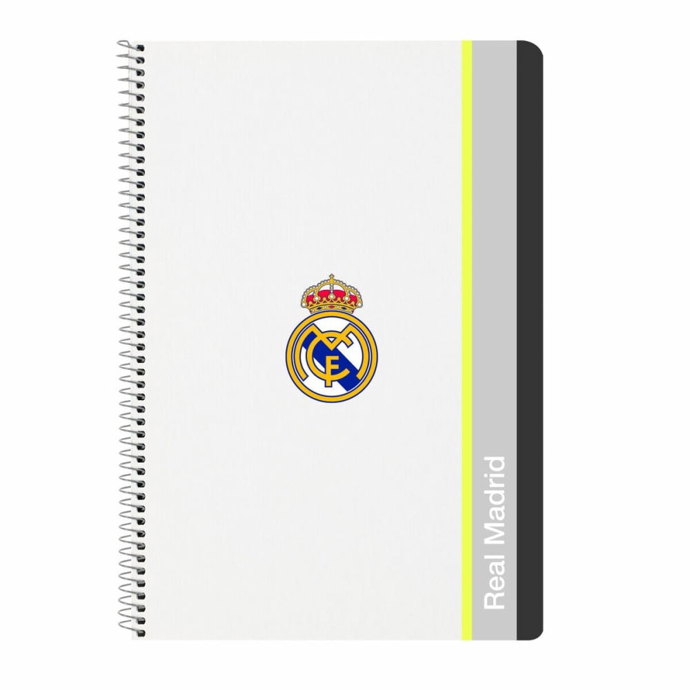 Carnet Real Madrid C.F. Blanc A4 80 Volets