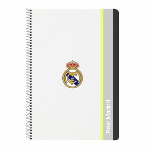 Carnet Real Madrid C.F. Blanc A4 80 Volets