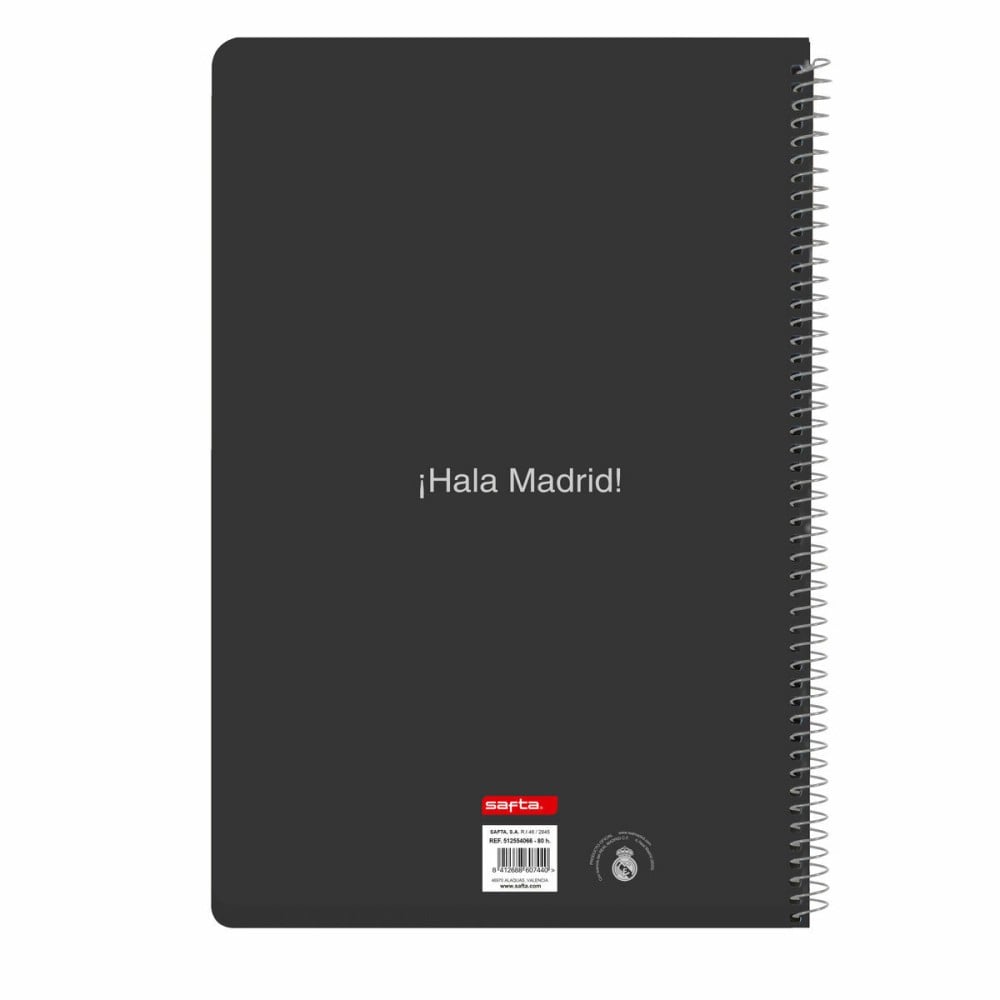 Carnet Real Madrid C.F. Blanc A4 80 Volets