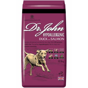 Nourriture Dr.John Saumon Canard 12,7 KG 12,5 Kg