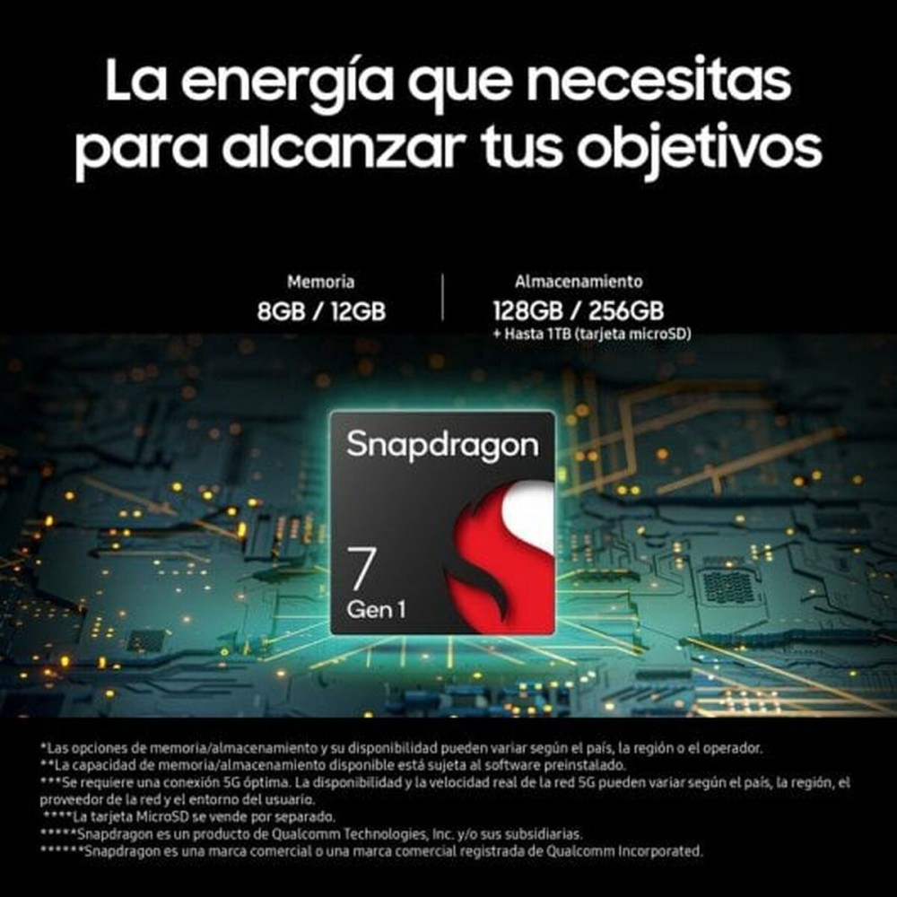 Smartphone Samsung Galaxy M55 6,7" 8 GB RAM 128 GB Noir
