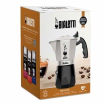 Italienische Kaffeemaschine Bialetti Schwarz Aluminium Thermoplastischer Kunststoff 4 Kopper