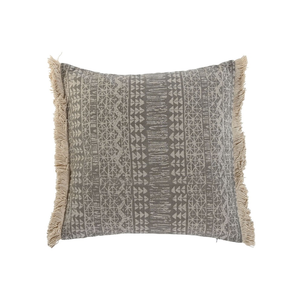 Kissen Home ESPRIT Grau natürlich Boho 45 x 8 x 45 cm